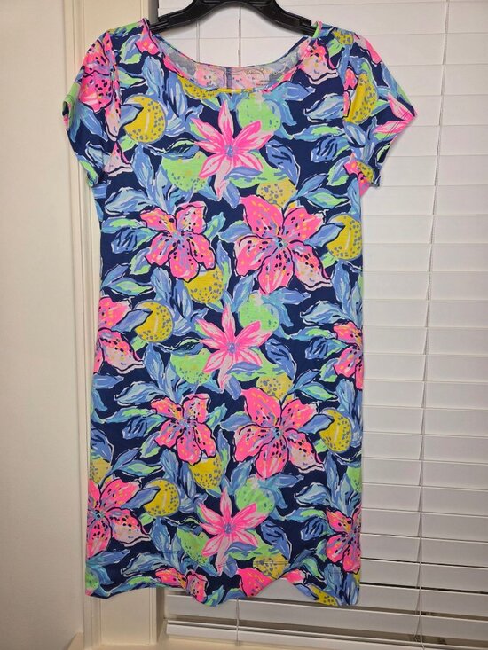 Lilly Pulitzer Dresses & Skirts - Lilly Pulitzer Women’s Floral Dress Capri Soliel M Multicolor resort beach prepp